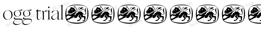 ogg trial字体字体转换